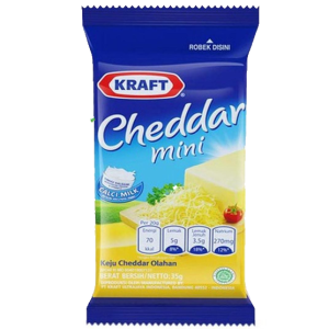 Kraft Cheddar Mini 30 Gr