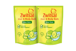 Zwitsal Twinpack HB Aloe Pch 400mlx2's