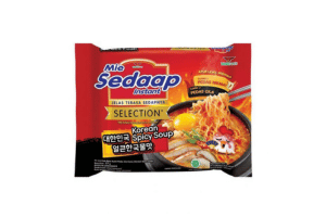 Sedaap Mie Korean Spicy Soup 77gx5's